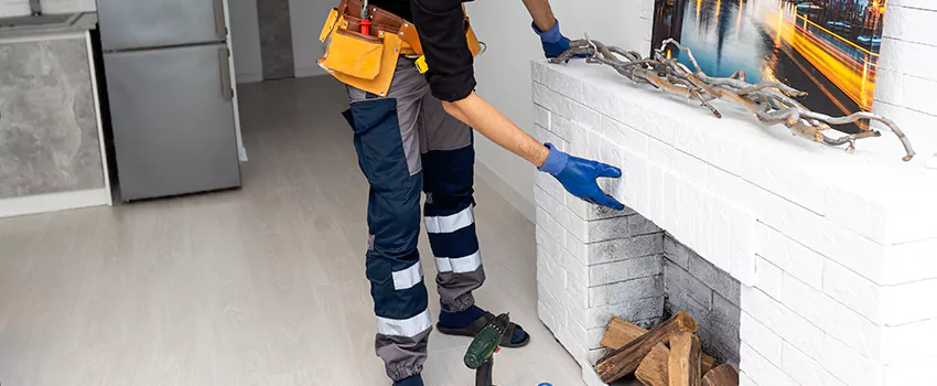 Outdoor Fireplace Restoration in East Windsor, Ontario