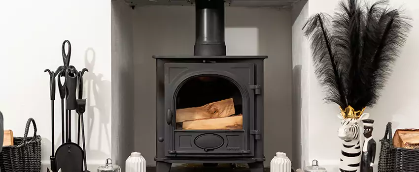 Thelin Hearth Products Providence Pellet Insert Fireplace Installation in Riverside, ON