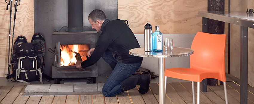 Open Hearth Wood Fireplace Installation in East Windsor, ON