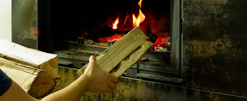 Wood Stove Heat Resistant Wall Repair in East Windsor, Ontario