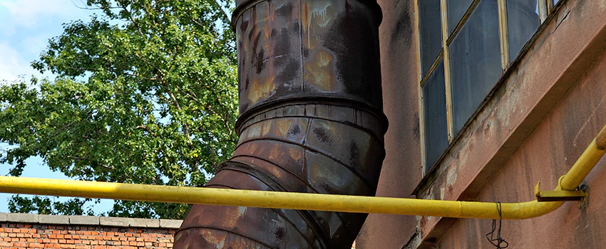 Lightning Protection Installation System for Industrial Chimneys in East Windsor, Ontario