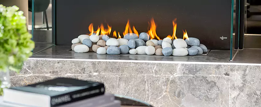 Double-Height Fireplace Design Refurbishment in East Windsor, Ontario