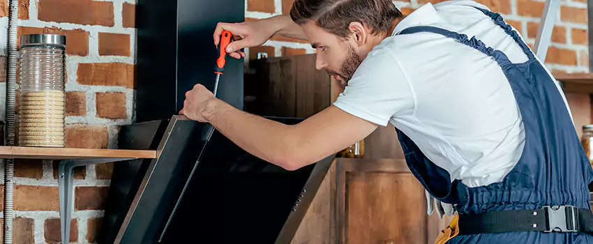 Old Rusted Metal Fireplace Repair And Replacement in East Windsor, ON